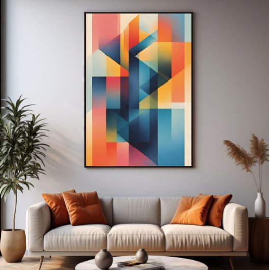 Dynamische Geometrie Canvas Afdruk