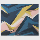 Dynamische geometrische Abstracte kunst Cadeaupapier (Vlak)