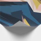 Dynamische geometrische Abstracte kunst Cadeaupapier (Hoek)