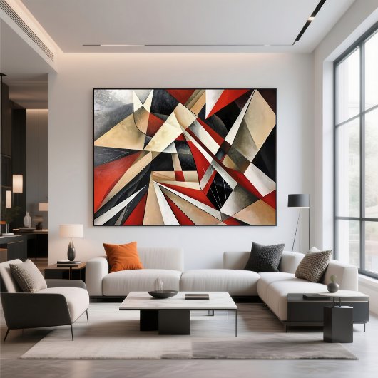 Dynamische Geometrische Compositie Poster