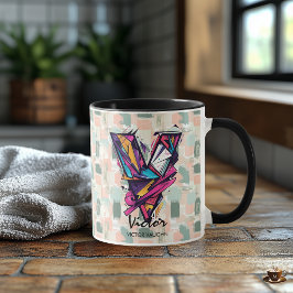 Dynamische Geometrische Monogrammok - V voor Victo Mok
