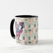 Dynamische Geometrische Monogrammok - V voor Victo Mok (Voorkant links)