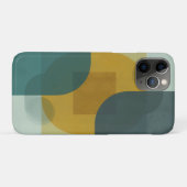 Dynamische geometrische overlapping Case-Mate iPhone case (Achterkant (horizontaal))