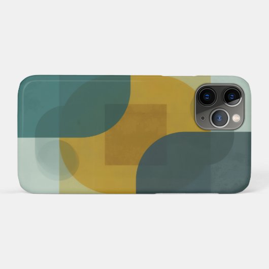 Dynamische geometrische overlapping Case-Mate iPhone case (Achterkant (horizontaal))