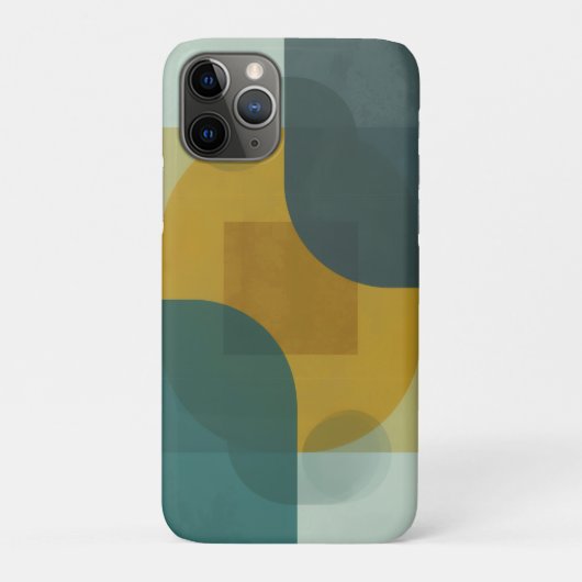 Dynamische geometrische overlapping Case-Mate iPhone case (Achterkant)