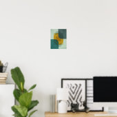 Dynamische geometrische overlapping poster (Thuiskantoor)