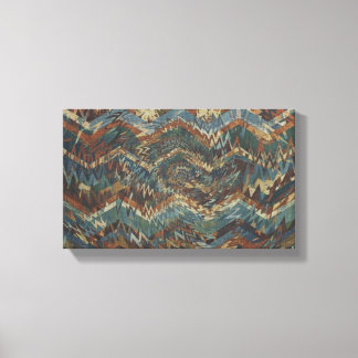 Dynamische Geometrische Patroon Muurkunst Canvas Afdruk