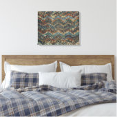 Dynamische Geometrische Patroon Muurkunst Canvas Afdruk (Insitu (Slaapkamer))