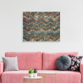 Dynamische Geometrische Patroon Muurkunst Canvas Afdruk (Insitu (Woonkamer))