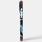 Dynamische golven: walvissen in harmonie Case-Mate iPhone case (Achterkant / Links)