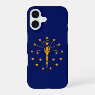 Dynamische grafische afbeelding van de vlag van In iPhone 16 Hoesje