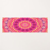 Dynamische grafische Pop Kunstontwerp Yoga Mat (Voorkant (horizontaal))