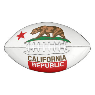 Dynamische grafische weergave van de vlag van Cali American Football