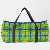 Dynamische graslanden met blauw plunjezak (Voorkant)