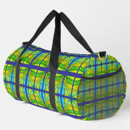 Dynamische graslanden met blauw plunjezak