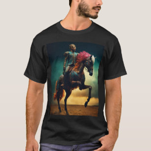 Dynamische hengsten Mannen T-shirt