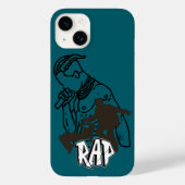 Dynamische hiphopartiest Case-Mate iPhone case (Achterkant)