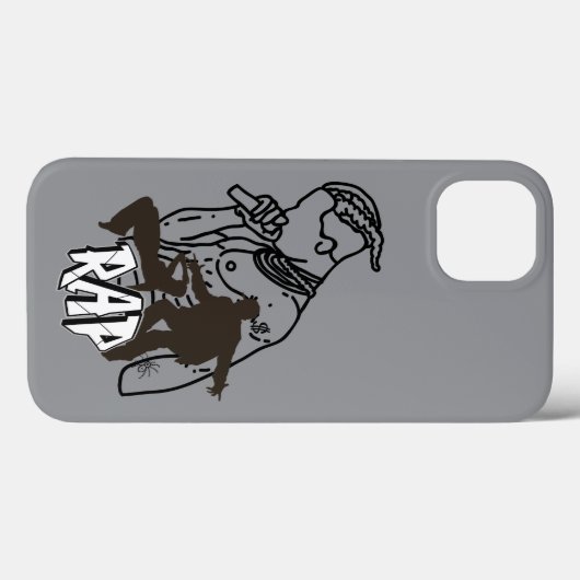Dynamische hiphopartiest Case-Mate iPhone case (Achterkant (horizontaal))