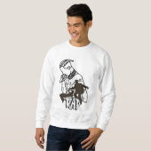 Dynamische hiphopartiest trui (Voorkant volledig)