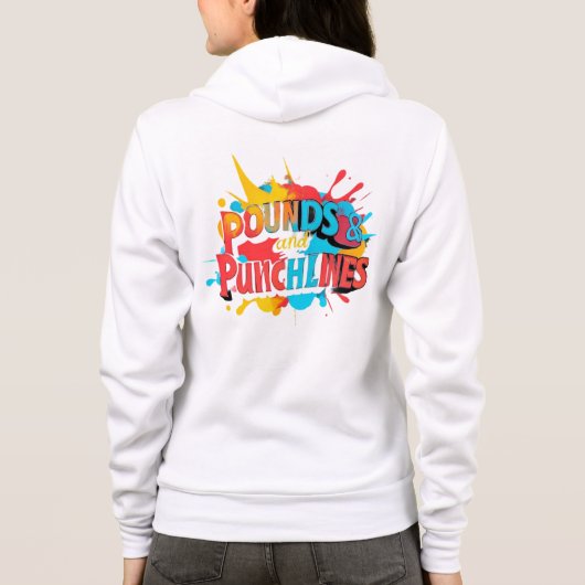 "Dynamische Humor" Hoodie (Achterkant)