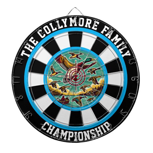 Dynamische Jacht Ducks Wall Decor Dartbord (Voorkant)