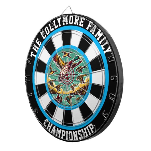 Dynamische Jacht Ducks Wall Decor Dartbord (Voorkant Rechts)