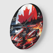 Dynamische kart onder een Canadees maanlicht Grote Klok (Hoek)