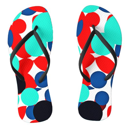 Dynamische Kleur Speelstijl Patroon Teenslippers (Voetbed)