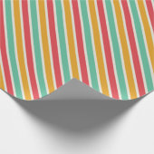 Dynamische Kleurcombinaties: Diagonaal Streep Cadeaupapier (Hoek)
