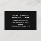 Dynamische kleurrijke pijlen Moderne projectmanage Visitekaartje (Achterkant)