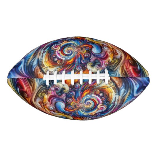 dynamische kleurvortex american football (Voorkant)