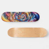 dynamische kleurvortex persoonlijk skateboard (Horizontaal)