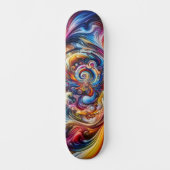 dynamische kleurvortex persoonlijk skateboard (Voorkant)