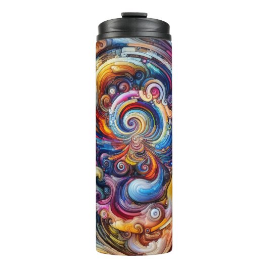 dynamische kleurvortex thermosbeker (Voorkant)