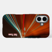 Dynamische lichtsporen in beweging Case-Mate iPhone case (Achterkant (horizontaal))