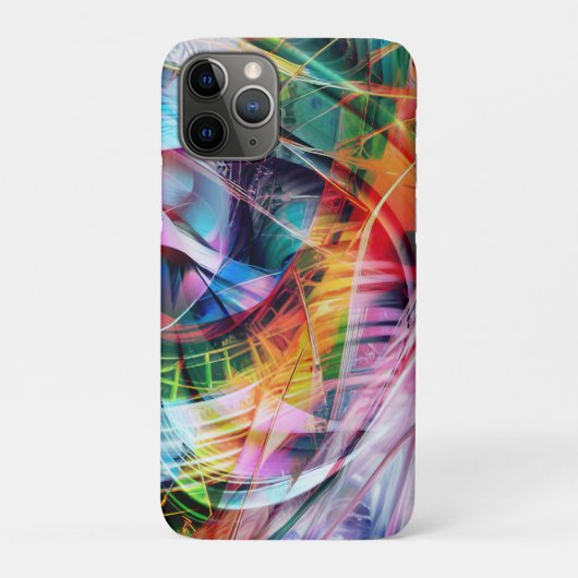 Dynamische Lijnen Abstractie Case-Mate iPhone Case (Achterkant)