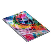 Dynamische Lijnen Abstractie Notitieboek (Rechterzijde)