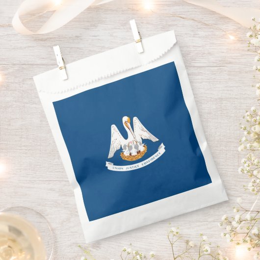 Dynamische Louisiana de Grafische Vlag van de Staa Bedankzakje (Geknipt)