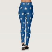Dynamische Louisiana de Grafische Vlag van de Staa Leggings (Achterkant)