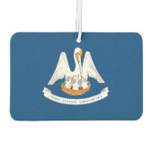 Dynamische Louisiana de Grafische Vlag van de Staa Luchtverfrisser (Achterkant)