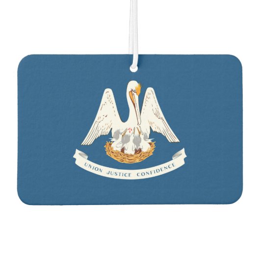 Dynamische Louisiana de Grafische Vlag van de Staa Luchtverfrisser (Voorkant)