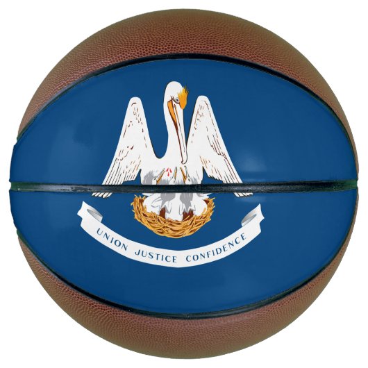 Dynamische Louisiana de Grafische Vlag van de Staa Mini Basketbal (Voorkant)