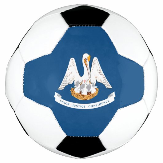 Dynamische Louisiana de Grafische Vlag van de Staa Voetbal (Voorkant)