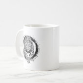 Dynamische Luipaard / Jaguar Aanval Koffiemok - Kr (Voorkant links)