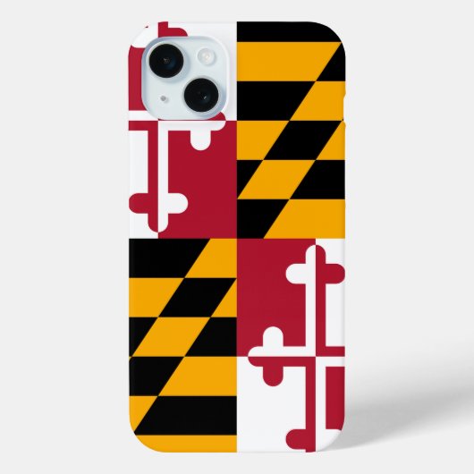 Dynamische maryland State Flag Graphic op a Case-Mate iPhone Case (Achterkant)