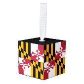 Dynamische maryland State Flag Graphic op a Decoratie (Voorkant hoekig)