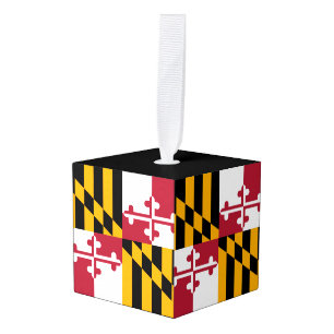 Dynamische maryland State Flag Graphic op a Decoratie