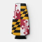 Dynamische maryland State Flag Graphic op a Flesjeskoeler (Voorkant)