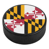 Dynamische maryland State Flag Graphic op a Hockey Puck (3/4)