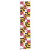 Dynamische maryland State Flag Graphic op a Korte Tafelloper (Voorkant)